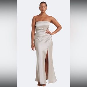 The dreamer strapless dress -Sand